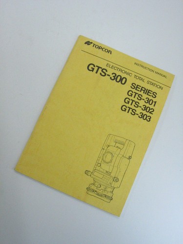 Topcon instruction manual - instruction,