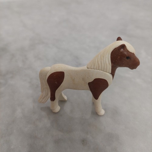 Playmobil shetland pony white - pony,
