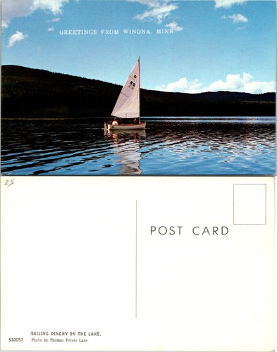 Sailing dinghy the lake - dinghy, on