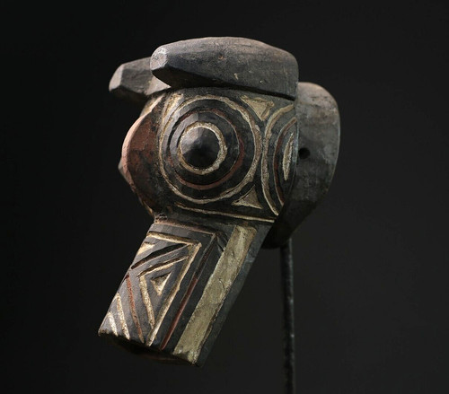 African tribal wood masks - tribal,