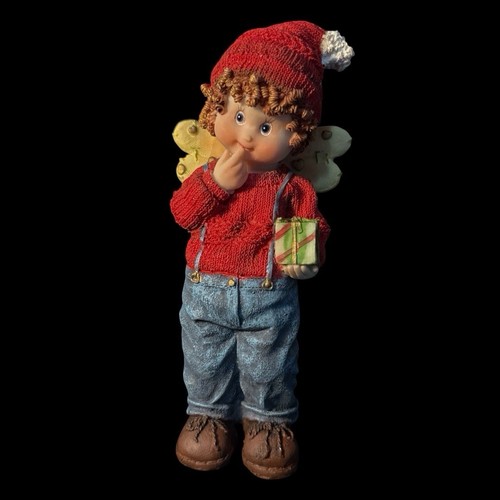 Christmas boy angel figurines - angel,