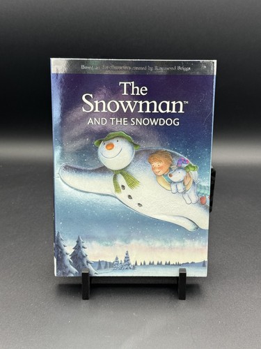 The snowman and snowdog - snowman,