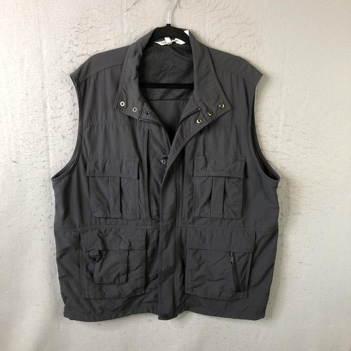 Travelsmith vest mens gray - vest,