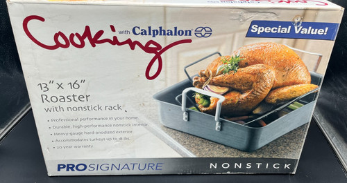New calphalon 13x16 roaster - new,