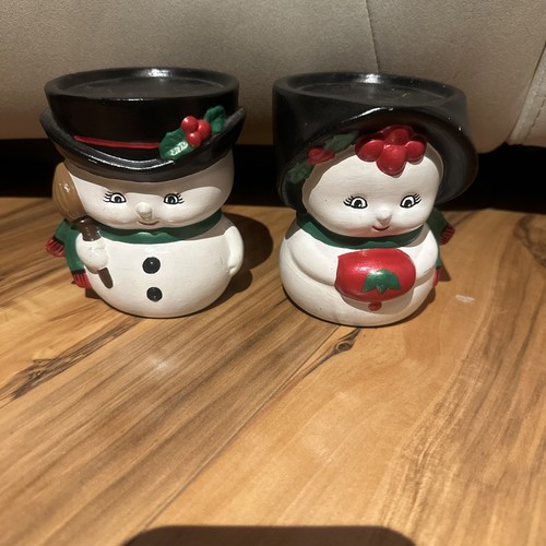 Snowman snow women candle - women,