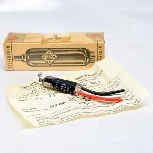 Telefunken ac701k vacuum - telefunken, tube