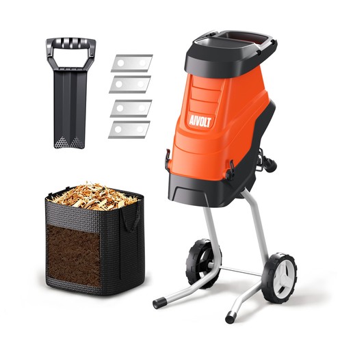Electric wood chipper shredder - wood,