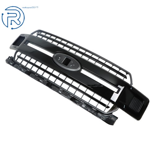Front upper bumper grille - front,