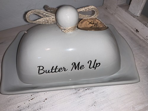 Farmhouse butter dish - farmhouse,