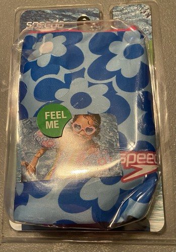 Blue white flowers speedo - blue,