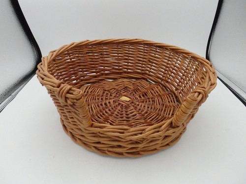 Vintage brown wicker rattan - wicker,