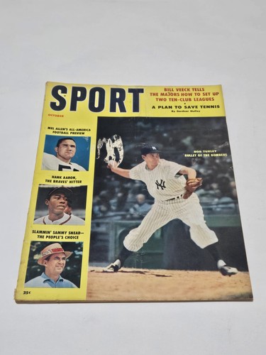 Sport magazine october - october, 1958