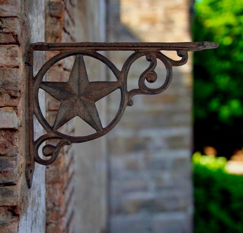 Cast iron star - iron, garden