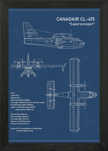 Canadair 415 seaplane - canadair,