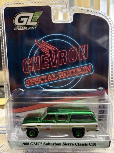 Chase green chrome 1988 gmc - green,