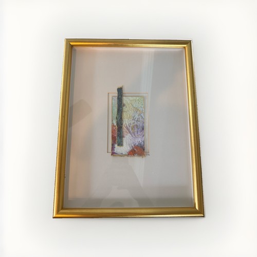 Original mixed media collage - mixed,