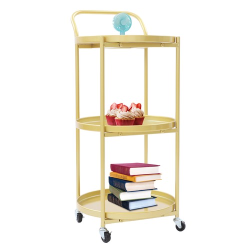 Metal frame serving cart - metal,
