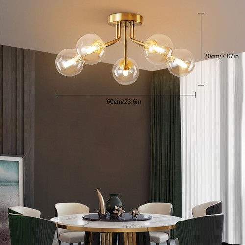 Sputnik light fixture gold - sputnik,