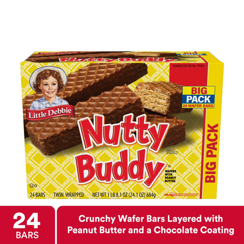 New little debbir nutty buddy - little,