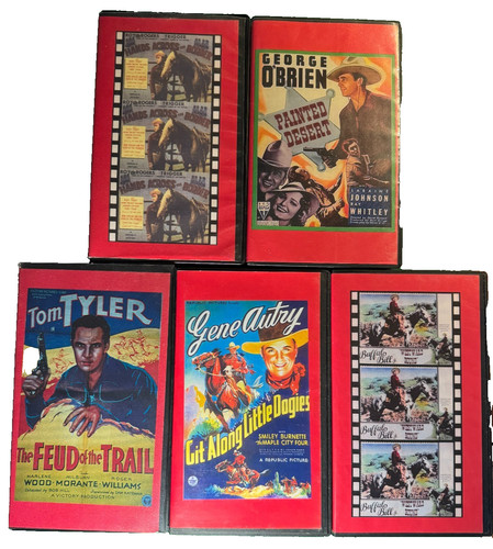 Lot western vhs movies - lot,