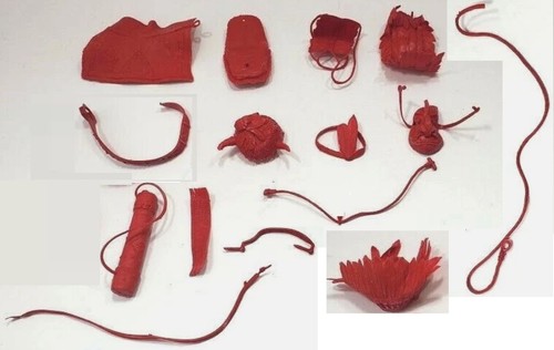 Red accessories set - accessories,