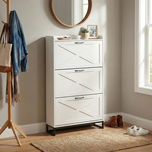 Barn door shoe - door, cabinet