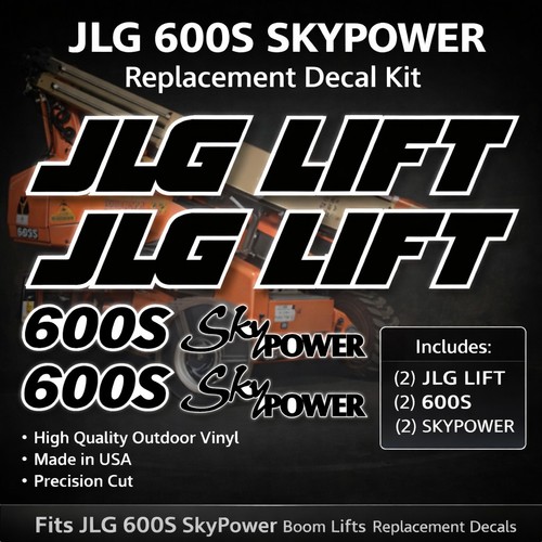 Fits jlg 600s decal graphics - 600s,