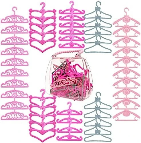 50pcs doll hangers for barbie - 50pcs,