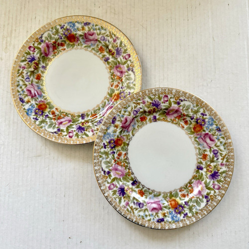 Two rosenthal bavaria floral - two,