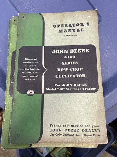 John deere 4100 series row - series,