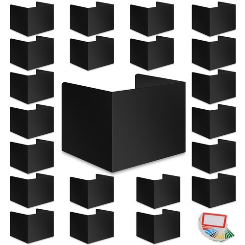 Pack black desk dividers - desk,