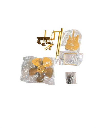 Gold metal wind spinner - metal,