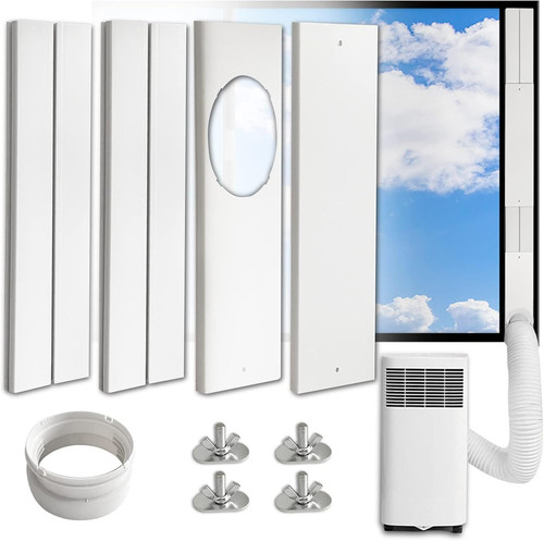 Portable window vent kit - ac,