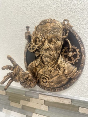 Steampunk alien wall - steampunk,