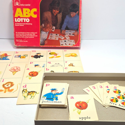 Vintage 1971 edu cards - vintage, abc