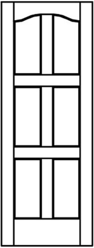 Panel flat equal eyebrow - 6,