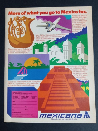 Mexicana airlines magazine - airlines,