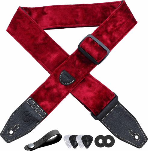 Guitar strap velvet - 2",