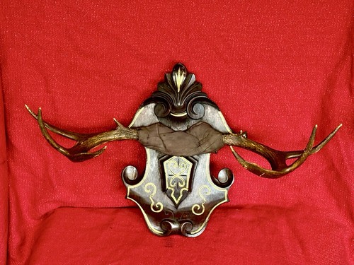 Antique victorian deer trophy - victorian,