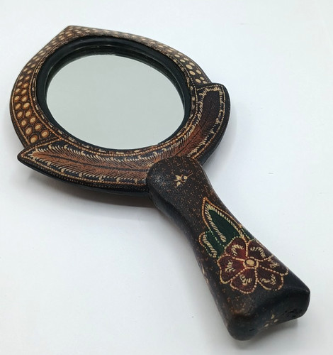 Vintage bali wood batik - bali,