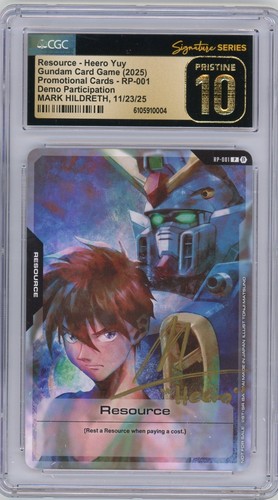 Cgc pristine signed - cgc, mark