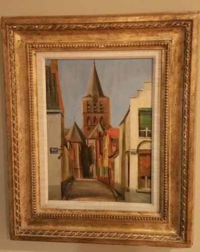 Vintage painting on - '74, wood