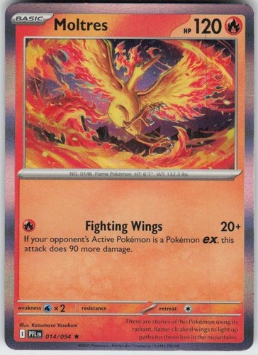 Holo moltres 014 094 - moltres, rare