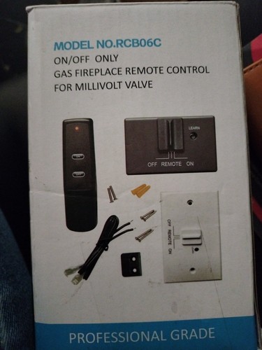 Gas fireplace remote - gas, control