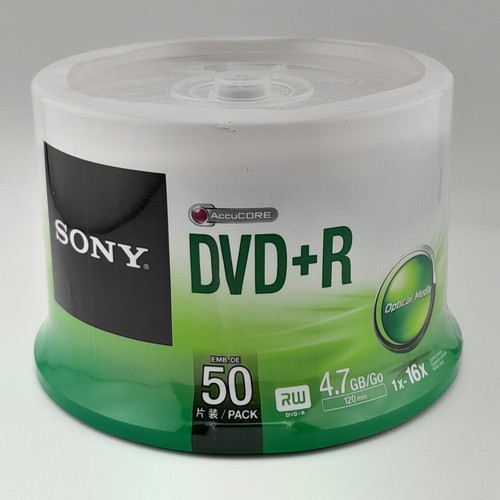 Sony dvd blank discs - sony, 50