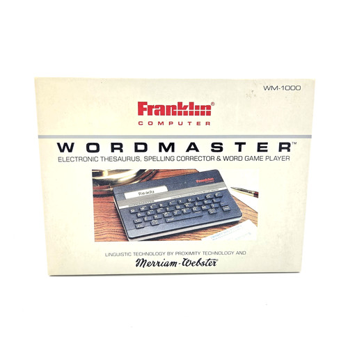 Vintage franklin wordmaster - -,