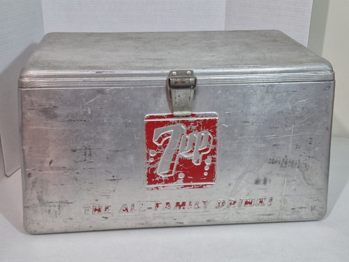 Vintage metal 7up - vintage, 50's