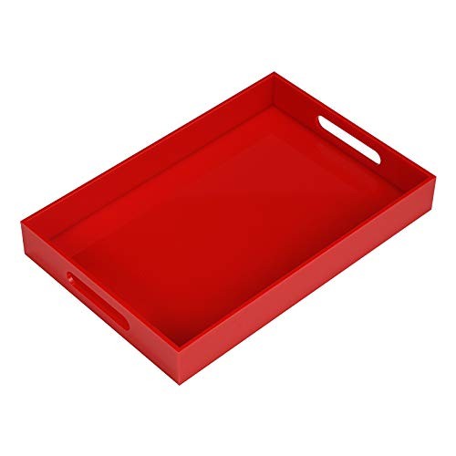10x15 inch red acrylic - inch, serving