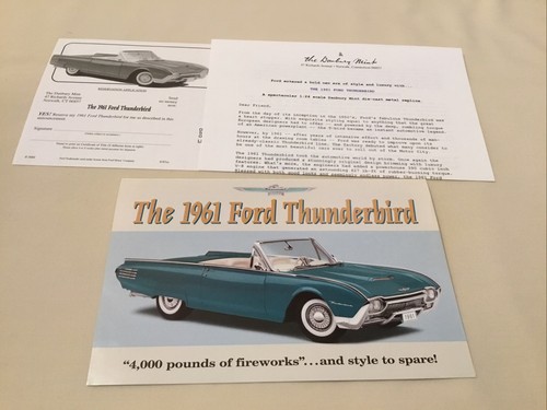 Danbury mint 1961 - danbury, ford