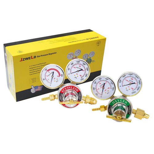 Oxygen acetylene regulators - oxygen,